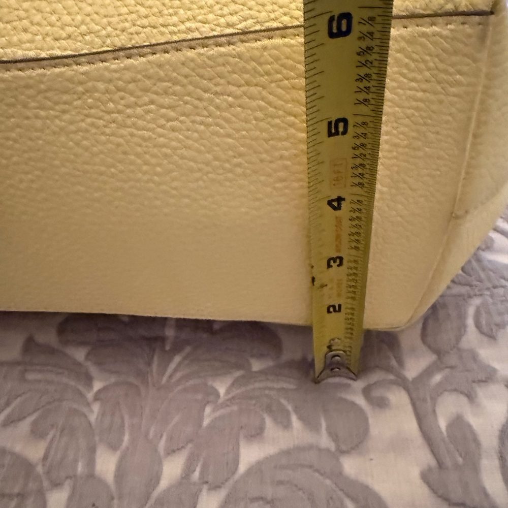 kate spade Yellow Pebbled Leather Tote with Matching Wristlet - Picture 5 of 8